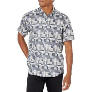Robert Graham Men's Dream Big Short Sleeve Woven Shirt M Button Down Casual